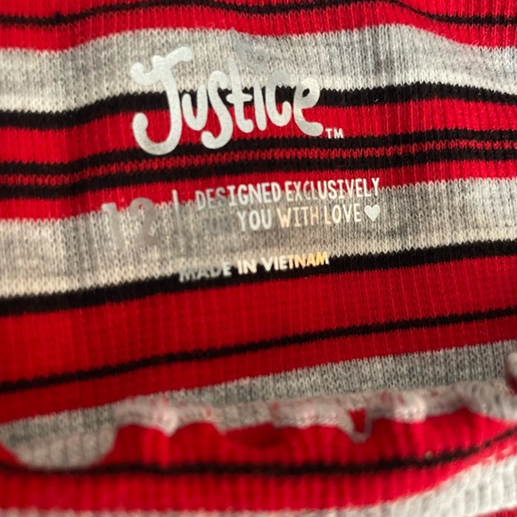 New Justice Girls Long-Sleeve Shirt Size 12 - Picture 3 of 6